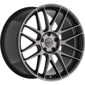 TSW Wheels NORD Semi gloss zwart met donker gepolijste voorkant